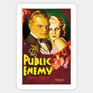 The Public Enemy Movie Poster Sticker